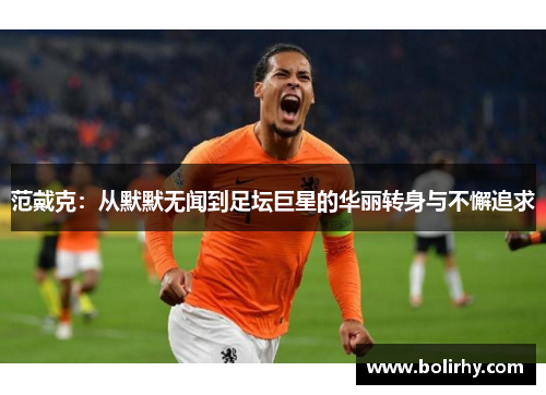 范戴克：从默默无闻到足坛巨星的华丽转身与不懈追求